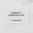Recherche de dermatologues cartes visite Minimaliste