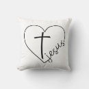 Recherche de croix coussins Jésus