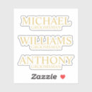 Recherche de honneur autocollants Moderne