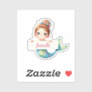 Recherche de magie autocollants Jeune fille