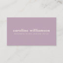 Recherche de lilac cartes visite Chic