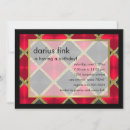 Recherche de black gold red anniversaire invitations Scintille