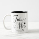Recherche de futur marié tasses Mariée