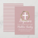 Recherche de blush pink baptême invitations Chrétien