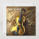 Recherche de violon invitations Vintage