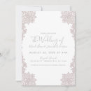 Recherche de dentelle blanche invitations Romantique