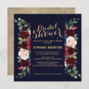 Recherche de red bridal shower invitations Aquarelle