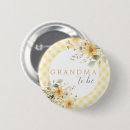Recherche de baby shower jaune badges Fleurs