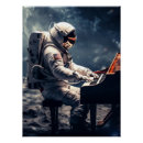 Recherche de astronaute posters Surréaliste