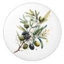 Recherche de olives boutons et poignées de porte Aquarelle