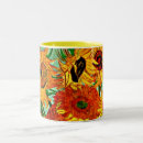 Recherche de tournesols de van gogh tasses Vase avec 12 tournesols