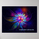 Recherche de fleur fractale posters Coloré