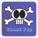 Recherche de symbole croisé autocollants Crâne