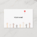 Recherche de ballons rouges cartes visite Toute personne