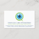 Recherche de optométriste cartes visite Ophtalmologue