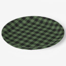 Recherche de tartan assiettes en papier Bûcheron