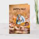 Recherche de écureuils vœux cartes Feuille