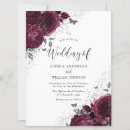 Recherche de argent 16x22 invitations Rose