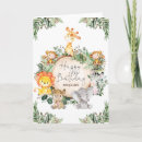 Recherche de jungle vœux cartes Aquarelle