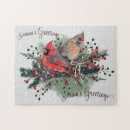 Recherche de oiseau de noël puzzles Pour enfants