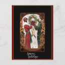 Recherche de couple vintage cartes postales Illustration
