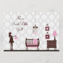 Recherche de damassé brune rose Baby shower