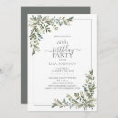 Recherche de botanical anniversaire invitations Aquarelle