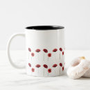 Recherche de motif floral tasses Rouge