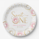 Recherche de anniversaire rose assiettes en papier Sucré