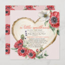 Recherche de wood baby shower invitations Floral