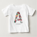 Recherche de bébé fille tshirts Monogramme