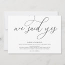 Recherche de oui invitations Élégant