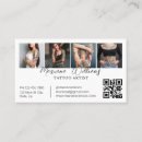 Recherche de artiste de tatouage cartes visite Élégant