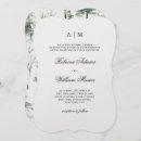 Recherche de neige mariage invitations Monogramme