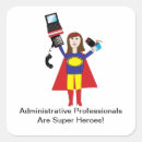 Recherche de secrétaire autocollants Assistant administratif