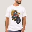 Recherche de motard drôle tshirts Crâne