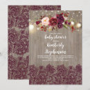 Recherche de de dentelle baby shower invitations Rustique
