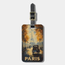 Recherche de voyage paris bagages étiquettes Tour eiffel