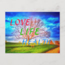 Recherche de santé de la cartes cartes postales Affirmations