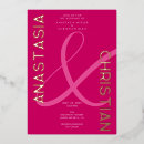 Recherche de magenta mariage invitations Audacieux