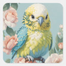 Recherche de perroquet bleu autocollants Perruque