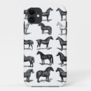 Recherche de cheval vintage iphone coques Équin
