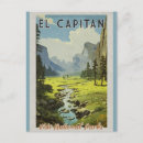 Recherche de yosemite vintage cartes postales El capitan