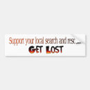 Recherche de suis perdu voiture autocollants Hilare