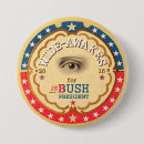 Recherche de bush badges Président