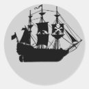 Recherche de bateau de pirates autocollants Fête des pirates