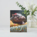 Recherche de hippopotame mignon cartes postales Bébé