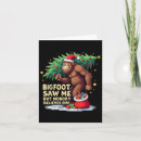 Recherche de bigfoot vœux cartes Hiver