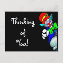 Recherche de clowns cartes postales Clown déplaisant