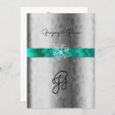 Recherche de flocon de neige mariage invitations Monogramme